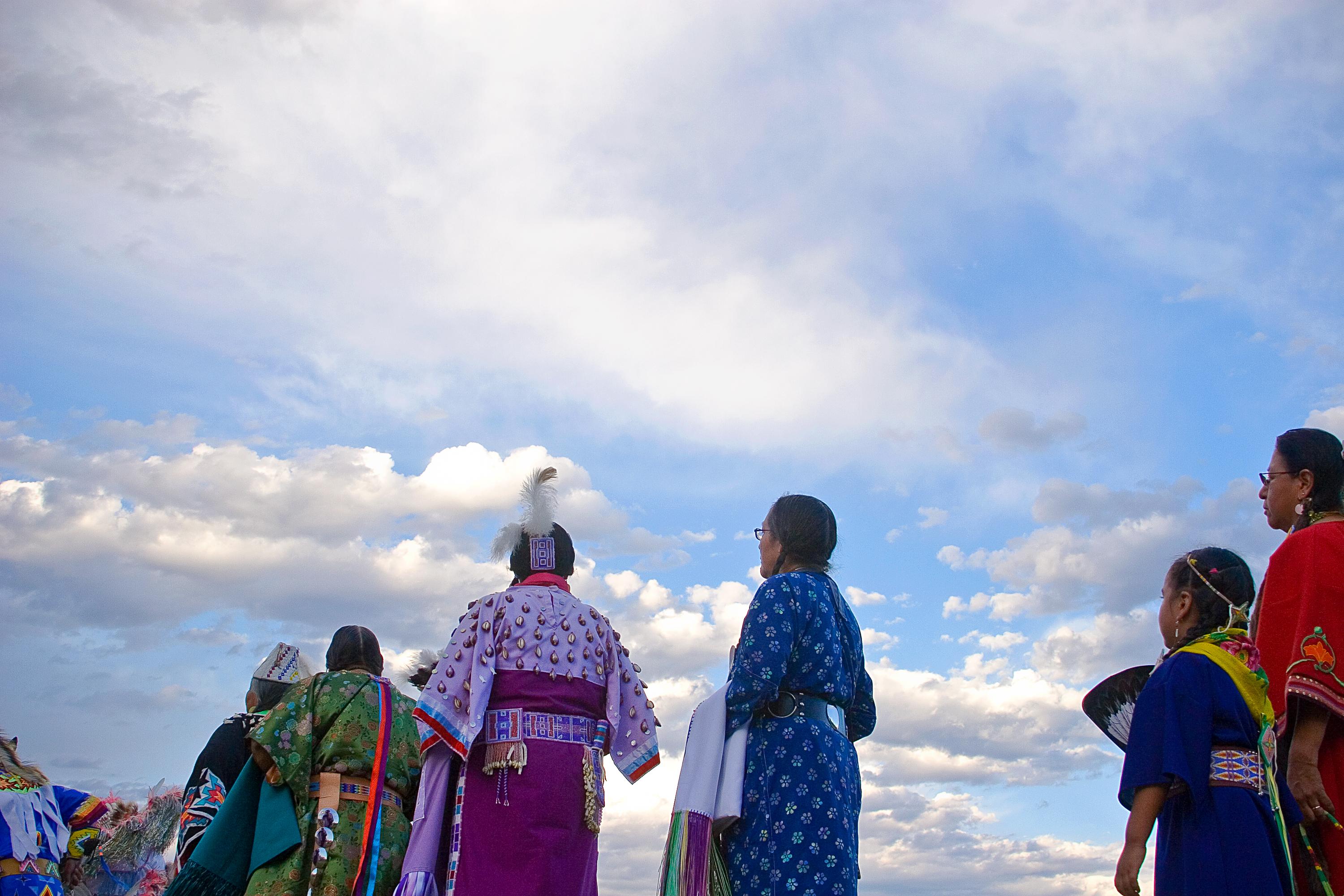 Women Under a Big Sky, Crow Reservation, Montana, 2010 by Sue Reynolds